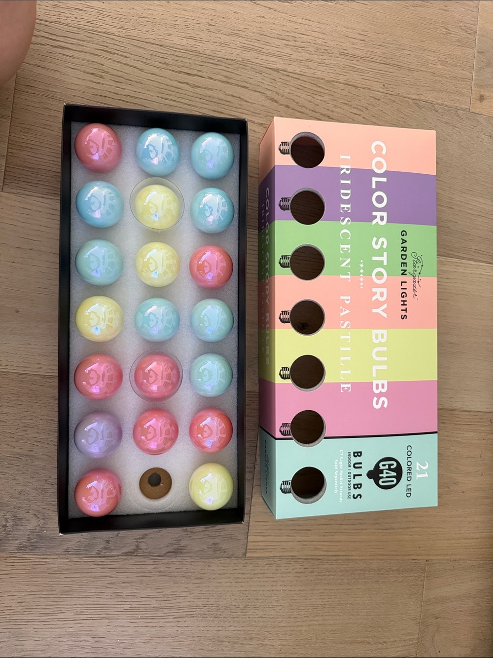 Color Story Pastel G40 String Light Bulbs – Pastel Assortment